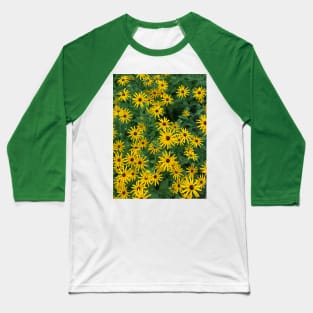 Yellow Daisies Baseball T-Shirt